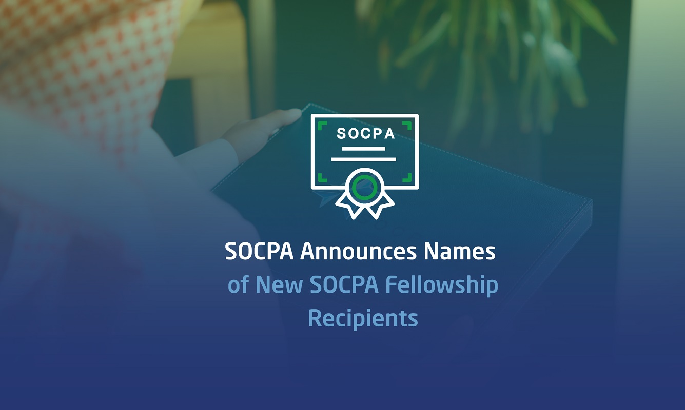 SOCPA Announces Names of New SOCPA Fellowship Recipients